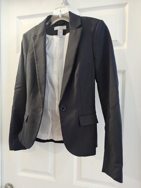 H&M Size 2 Navy Blazer